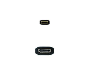 CONVERSOR USB-C A HDMI 2.1 8K 1.8M NEGRO NANOCABLE