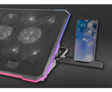 NOTEBOOK COOLER PAD MNBC13 A-RGB NEGRO MARS GAMING